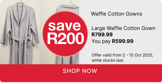 shop mr price homes gowns, gown promotion, save r200 on selected gowns