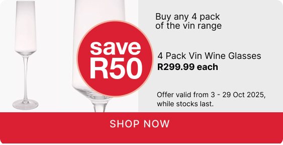 shop mr price homes vin glasses, glasses promotion promotion, save r50 on selected vin glasses range