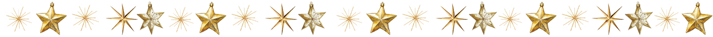 glistening stars for christmas