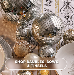 shop mr price homes baubles, bows and tinsel for christmas this year
