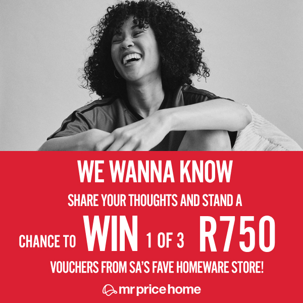value for money survey, enter our survey and stand a chance to win a R750 voucher