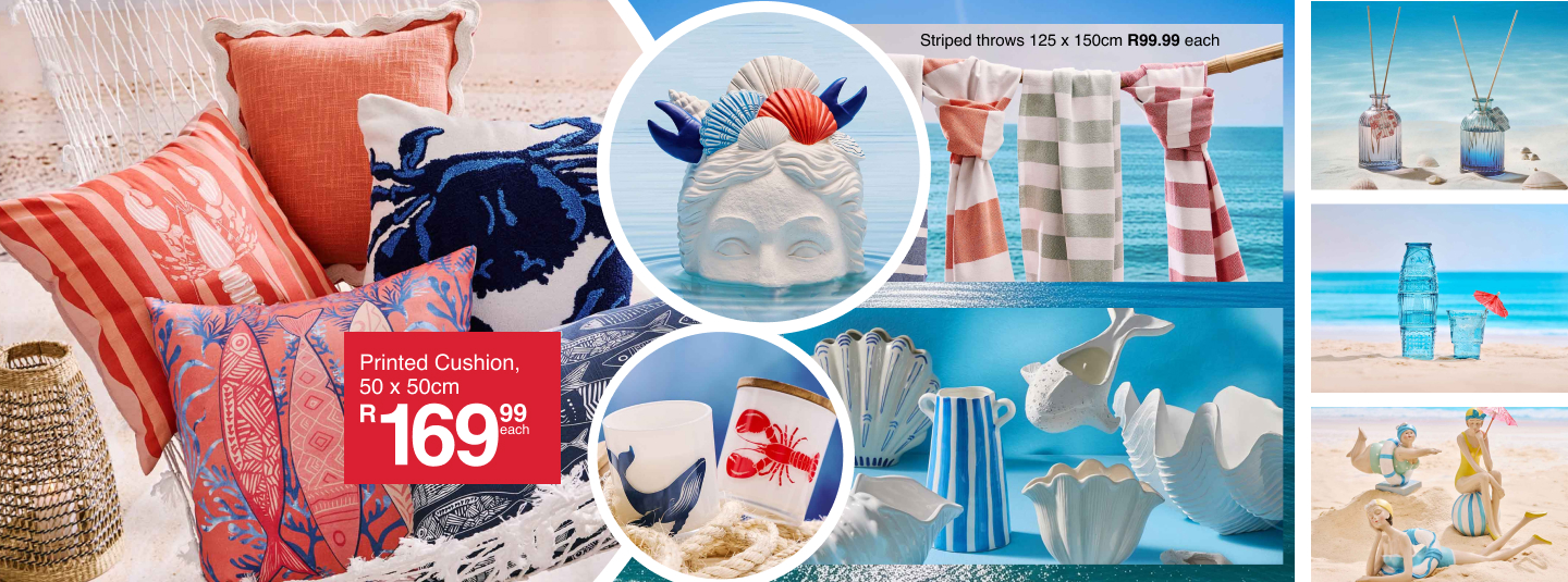 shop the coast is calling mr price home summer and coastal collection, coastal decor for south africans