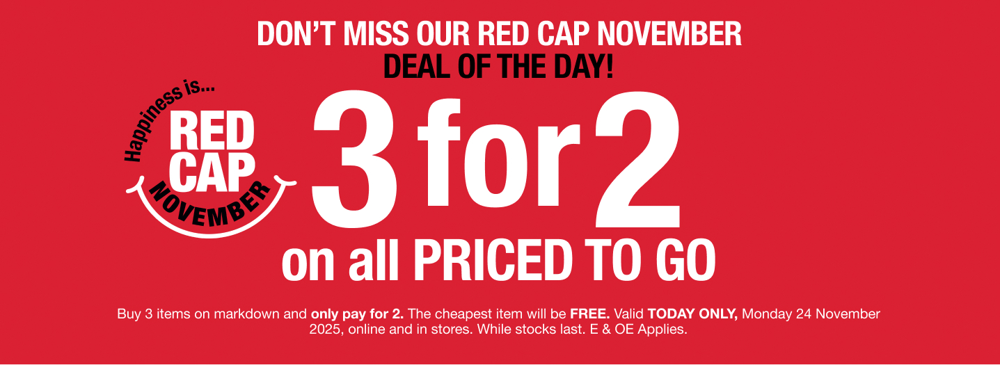red cap november, mr price home black friday, mr price home red november, mr price home markdown sale, markdown discount, buy 3 and get the cheapest free, decor promotion