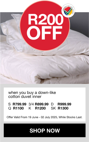 when you buy a down-like cotton duvet inner
