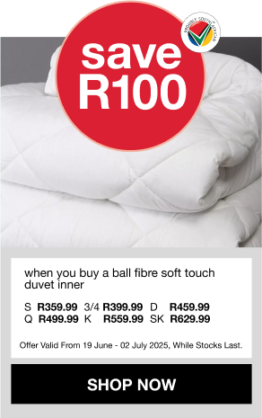 when you buy a ball fibre soft touch duvet inner