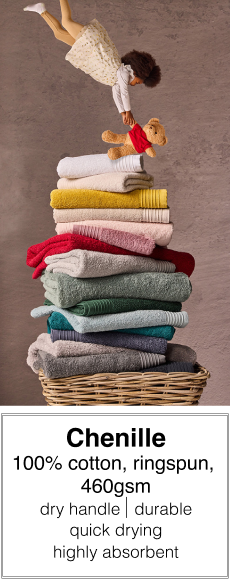 chenille premium towel