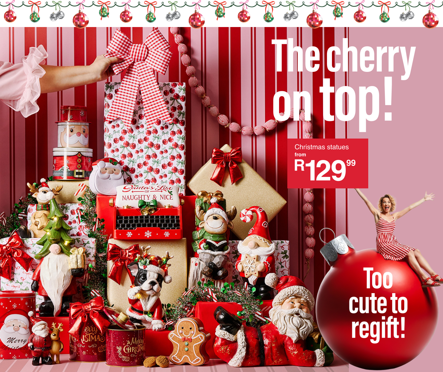 shop chirstmas cherry on top look
