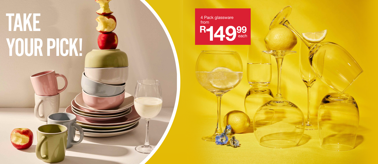 fresh start dinnerware & drinkware