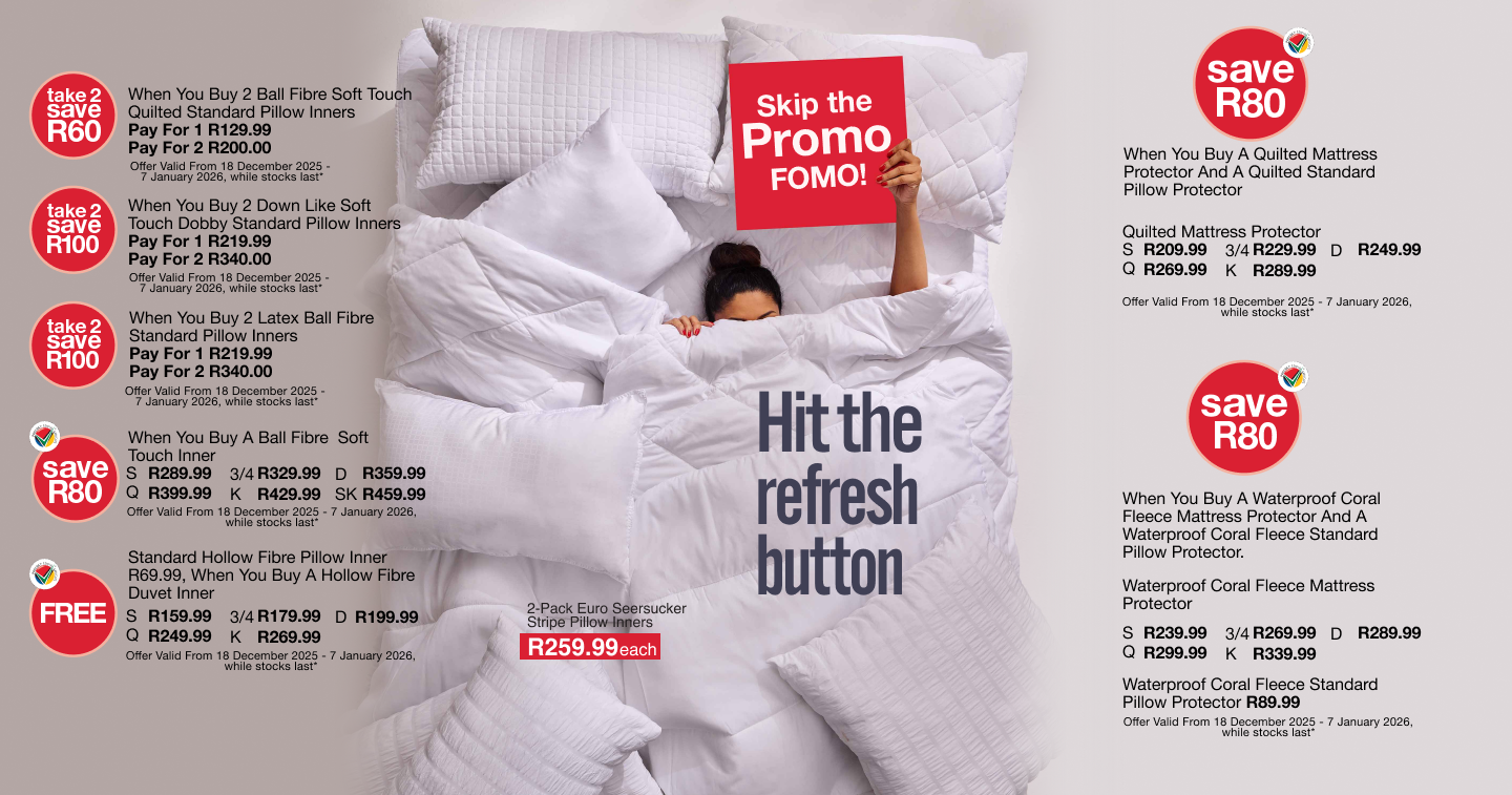 fresh start inners and pillows