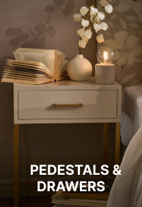 shop pedestals and drawers, shop bedroom pedestals and drawers for your bedroom storage essentials.