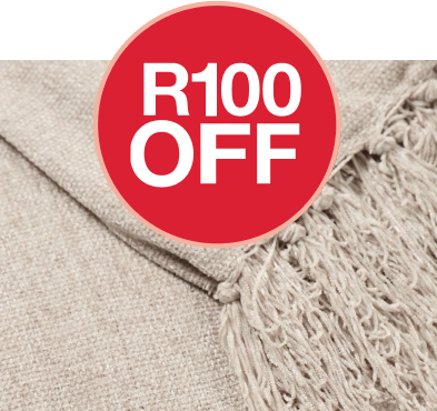 save R100 on selected throws