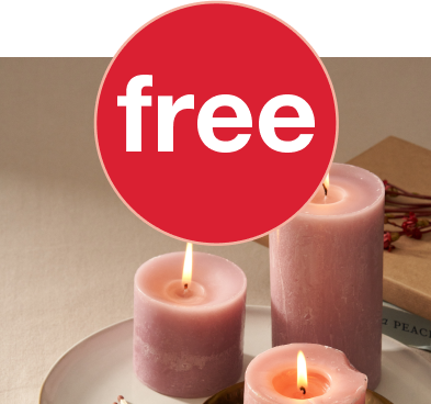 shop 3 for 2 candles promotion