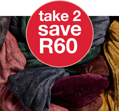 shop plush blanket promotion