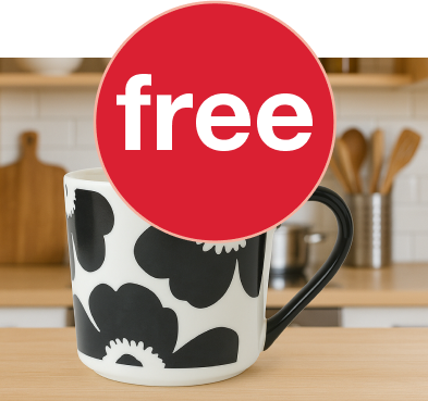 shop monochrome mugs promotions
