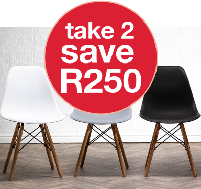 save r250 when you take 2 dining chairs