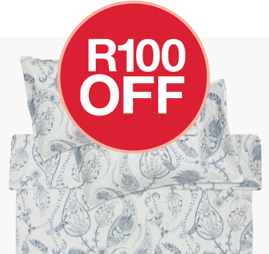 save r100 on selected quilts across all sizes