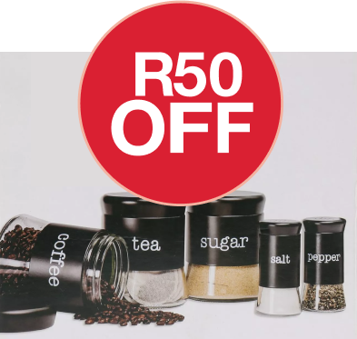 shop 5 piece glass storage set