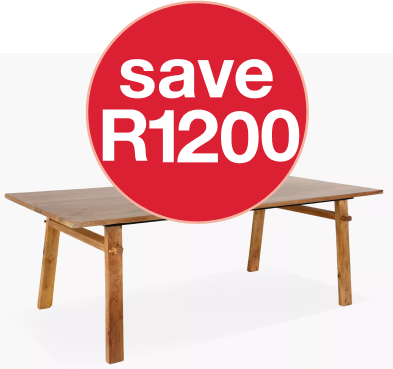 shop save R100 on selected dining tables