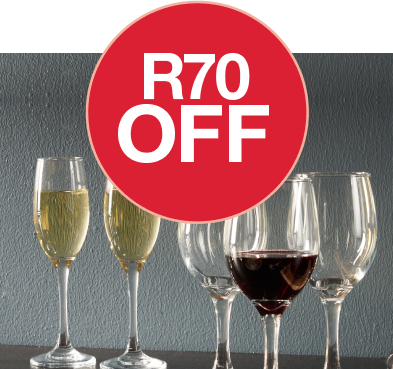 shop save R70 on roma range glassware