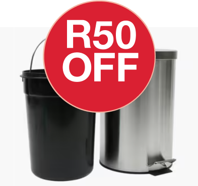 Selected stainless steel matte bin