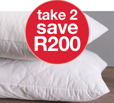 ball fibre soft touch quilted standard pillow