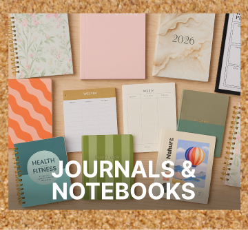 shop journal & notebooks for all your notes this year, shop an A3 notebook to capture the moments