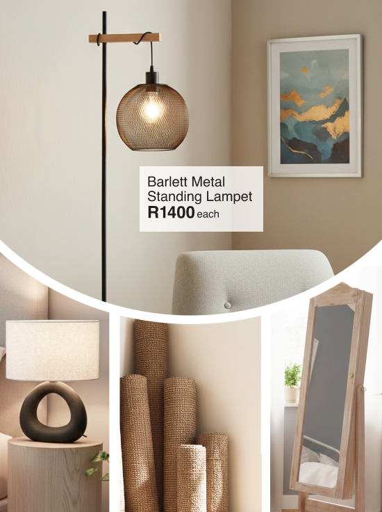 shop the mirrors lighting and rugs collection to add elegance to your south african home on a budget