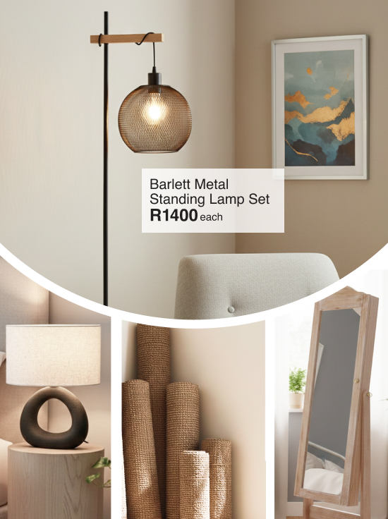 shop the mirrors lighting and rugs collection to add elegance to your south african home on a budget