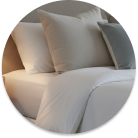 Quality duvet cover sets in various patterns and fabrics for a cozy bedroom