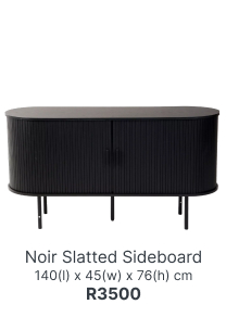 shop noir slatted sideboard, shop sideboards and servers