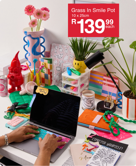 the stationery glow up, fun decorative stationery by mr price home in south africa