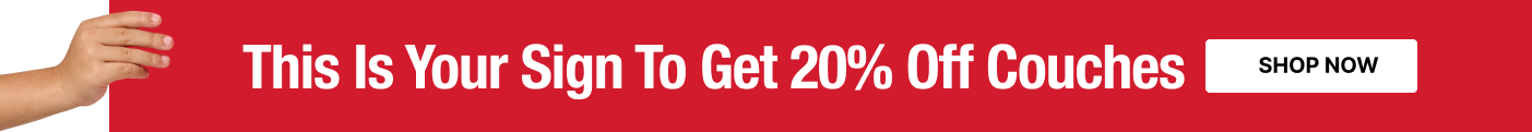 this is your sign to get 20% off couches and sofas