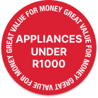 shop appliances under r1000, all fresh new appliances under r1000