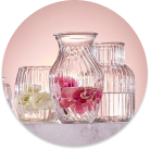 Modern ceramic and glass vases to style your table tops and shelves