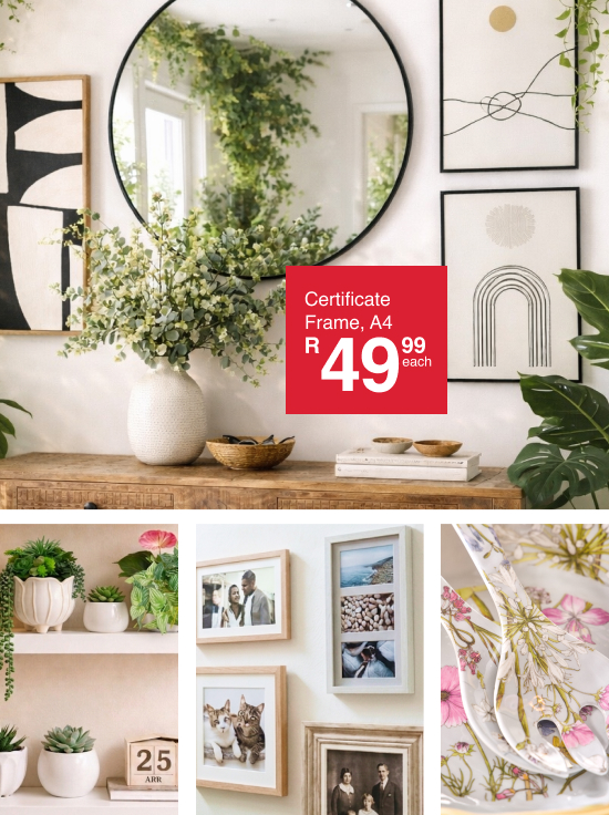 give your walls a glow up, mirrors frames, clocks and all things to hang up on your wall in one colletcion