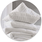 Comfortable pillow inners and duvet inners for a restful night's sleep