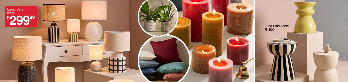 love where you live is a lighting and candles colelction to brighten up your home