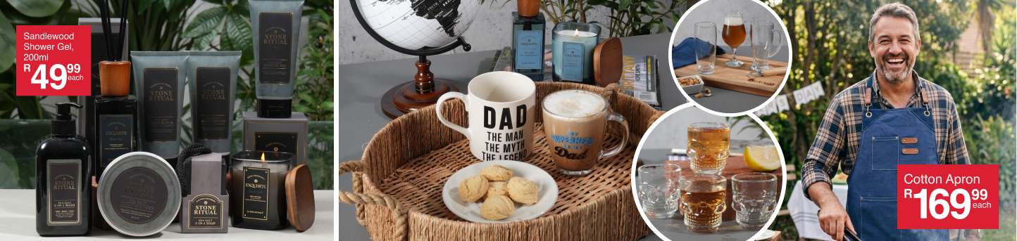 shop fathers day gift ideas and a collection just for the dads from mr price home online