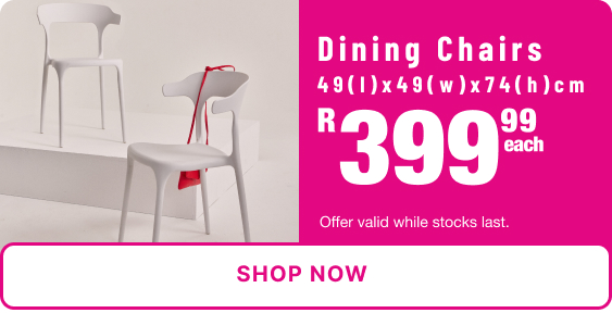 shop dining chairs from Mr Price Home