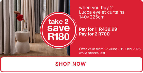 shop lucca eyelet curtains