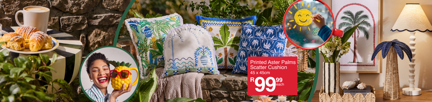 shop the holiday moood collecton from Mr Price Home online