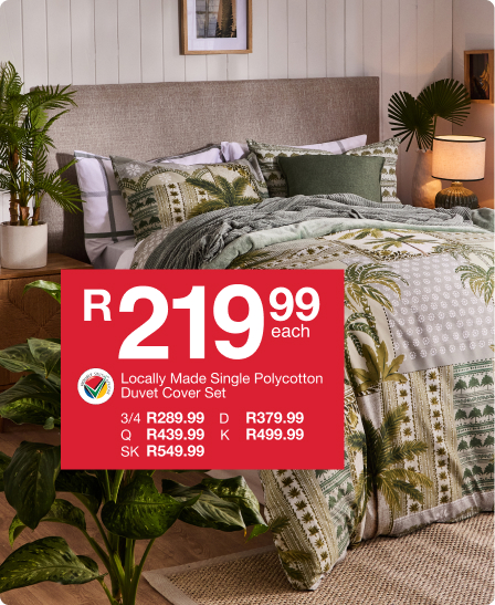 hot tropic prices is a palm botanical bedroom collection created by mr price home online