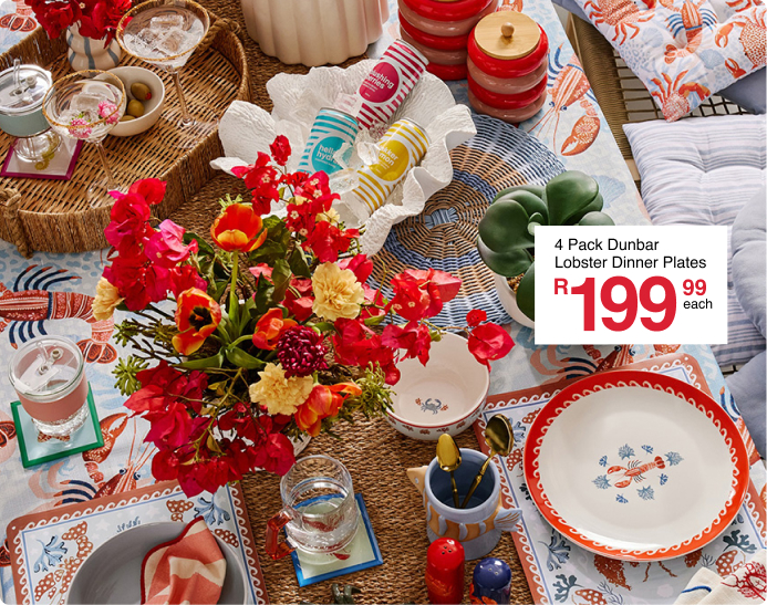 shop shell we dine coastal themed dinnerware and glassware collection created by mr price home online