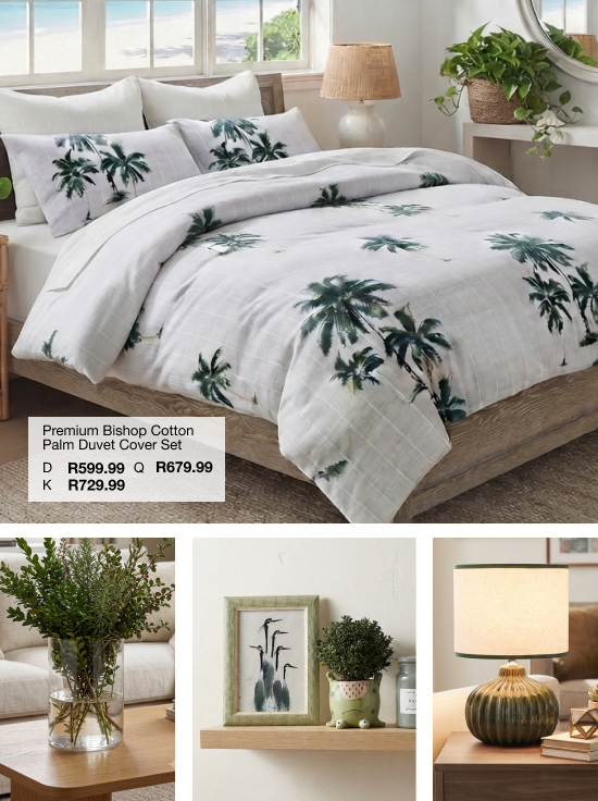 shop on trend now is the latest tredning items in bedroom, homeware and lighting created in one colleection by mr price home online