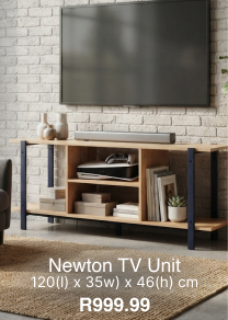 newton TV unit for r999, affordable tv units and plasma stands from r999