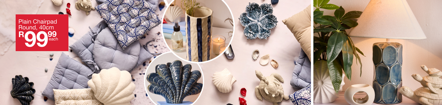 shop shoreline comfort is an outdoor cushion range and home decor collection by mr price home online
