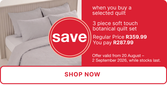 shop a quilt set on promotion from R280 at mr price home online