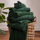 Soft and absorbent cotton towels for a spa-like bathroom experience
