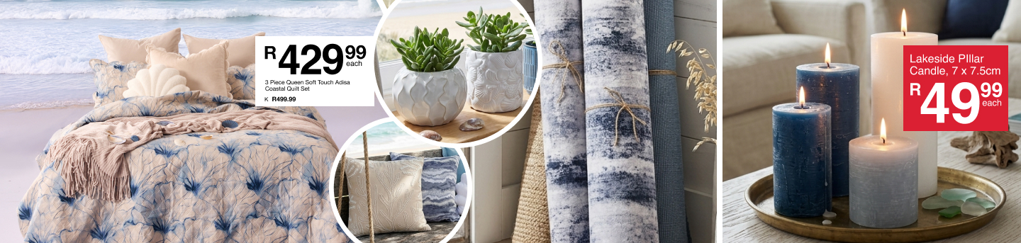 shop coastal charm is an ocean and coastal bedroom colleection by mr price home online