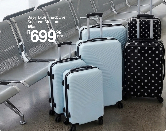 shop escape in style is a travel and luggage collection by mr price home online